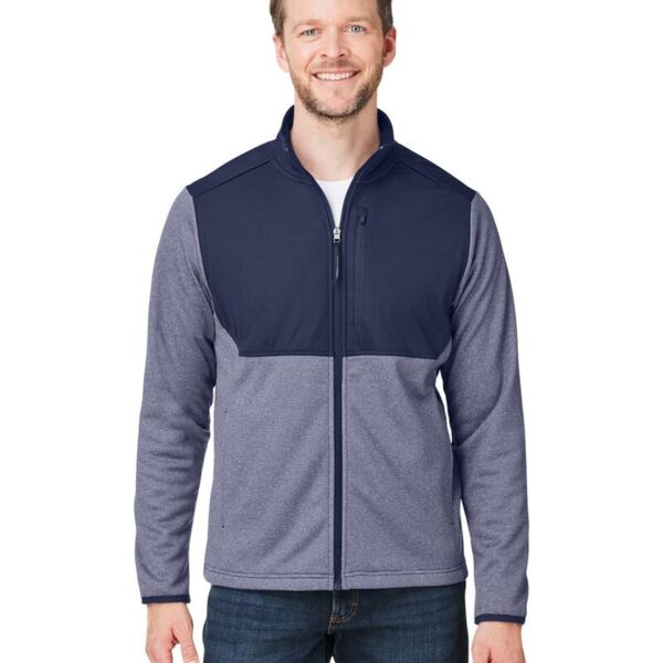 Venture Heathered Stripe Hybrid Jacket Thumbnail
