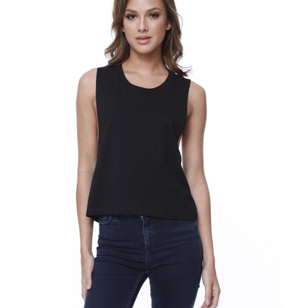 Women's Muscle Crop T-Shirt Thumbnail