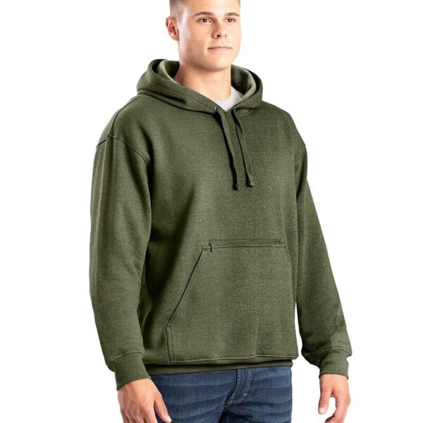 Heritage Zippered Pocket Hooded Pullover Sweatshirt Thumbnail