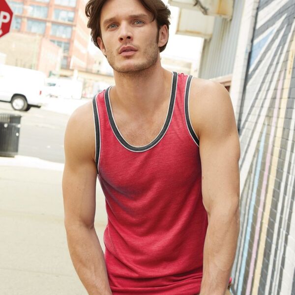 Eco-Jersey Double Ringer Tank Thumbnail